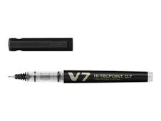 Pilot Hi-Tecpoint V7 - Roller rechargeable - 0,7 mm - noir