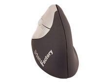 Urban Factory - souris sans fil ergonomique pour gaucher - gris