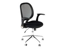 OfficePro NICOSIE - Fauteuil - accoudoirs - noir