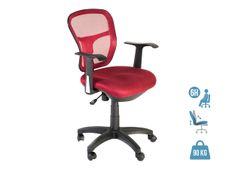 Fauteuil de bureau PHOENIX - accoudoirs fixes - Bordeaux