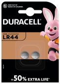 DURACELL LR44 - 2 piles boutons spéciales - 1,5V