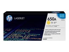 HP 650A - jaune - cartouche laser d'origine (CE272A)