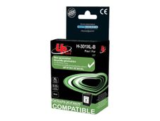 UPrint H-301XLB - 20 ml - tamaño XL - negro - compatible - refabricado - cartucho de tinta (alternativa para: HP 301, HP 301XL) - para Deskjet 1050A J410, 1051A J410, 10XX, 10XX J410, 15XX, 2000, 2050 J510, 2050A J510, 2054A J510, 25XX, 3000, 3050 J610, 