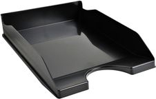 Exacompta Ecotray - Corbeille à courrier noir - A4+