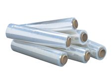 6 bobines Film étirable transparent - 15 microns - 45 cm  x 270 m