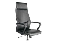 Fauteuil de bureau BUFFALO - Accoudoirs fixes - noir