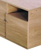 Porte pour console LEVEL/STEELY/WOODY/URBAN - imitation chêne clair