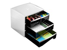 CEP MyCube Classic - Module de classement 4 tiroirs - noir/blanc