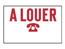 Pickup - Pictogramme - A louer - 330 x 240 mm