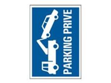 Pickup - Pictogramme - Parking privé - 230 x 330 mm