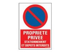 Pickup - Panneau Propriété privée - 230 x 330 mm