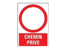 Pickup - Panneau Chemin privé - 230 x 330 mm