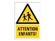 Pickup - Panneau Attention enfants ! - 230 x 330 mm