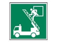 Pickup - Pictogramme - Fenêtre de secours - 150 x 150 mm