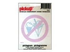 Pickup - Pictogramme inversé - Nourriture interdite - 100 mm