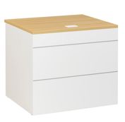 Plan d'accueil bas SUNDAY - L80 x H74 x P72 - Chêne