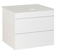 Plan d'accueil bas SUNDAY - L80 x H74 x P72 - Gris