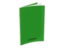 Conquérant Classique - Cahier polypro 24 x 32 cm - 48 pages - grands carreaux (Seyes) - vert