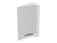 Conquérant Classique - Cahier polypro A4 (21x29,7cm) - 96 pages - petits carreaux (5x5mm) - transparent