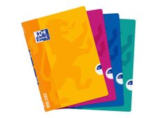 Oxford Openflex - Cahier polypro A4 (21x29,7 cm) - 140 pages - grands carreaux (Seyes) - disponible dans différentes couleurs
