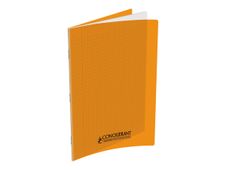 Conquérant Classique - Cahier polypro A4 (21x29,7cm) - 96 pages - grands carreaux (Seyes) - orange