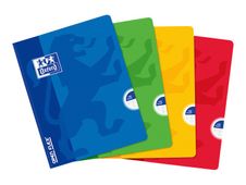 Oxford Openflex - Cahier polypro broché 17 x 22 cm - 192 pages - grands carreaux (Seyes) - disponible dans différentes couleurs