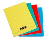Calligraphe 8000 - Cahier polypro 24 x 32 cm - 96 pages - petits carreaux (5x5 mm) - disponible dans différentes couleurs