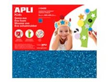 APLI kids - 1 feuille mousse - EVA - 60 x 40 x 0.2 cm - argent scintillant