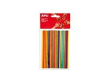 Palo redondo colores 25u. 150x5mm