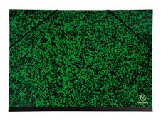 Exacompta - Carton à dessin à élastiques - 32 x 45 cm - vert