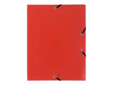 Exacompta - Chemise polypro à rabats - A4 - pour 150 feuilles - rouge