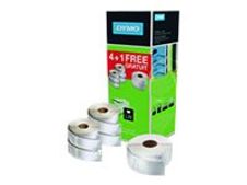DYMO LabelWriter PROMO PACK 4 + 1 rolls - étiquettes thermiques - 5 rouleau(x)