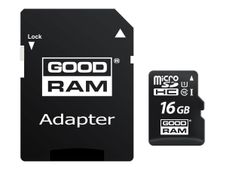 Goodram - carte mémoire 16 Go - Class 10 - micro SDHC - UHS-I U1