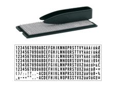 Trodat - Police de caractères pour tampon à composer soi-même