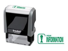 Trodat Xprint - Tampon formule "Information" - vert