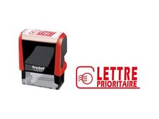 Trodat Xprint - Tampon formule "Lettre prioritaire" - rouge