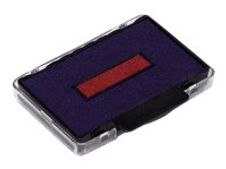 Trodat - 3 Encriers bicolores 6/53/2 recharges pour tampon 5440 - bleu/rouge