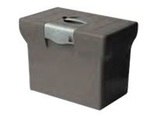 Pierre Henry - Classeur ménager en plastique (valisette) avec 5 dossiers suspendus - transparent