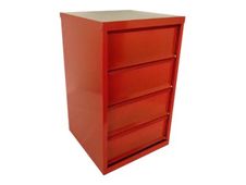 Meuble à clapets - 4 clapets - rouge