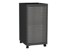 Desserte de rangement 24 tiroirs - anthracite/taupe
