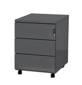 Caisson mobile - 3 tiroirs - anthracite - 56,7 x 54,1 x 41,8 cm
