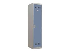 Vestiaire Industrie Propre - 1 porte - 180 x 30 x 50 cm - gris/bleu