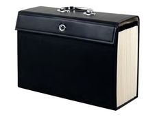 Pierre Henry VIP - Classeur ménager (valisette trieur) 20 onglets - noir