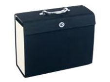 Pierre Henry VIP - Classeur ménager tissu (valisette trieur) 20 onglets - noir