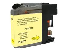 Cartouche compatible Brother LC225XL - jaune - Uprint