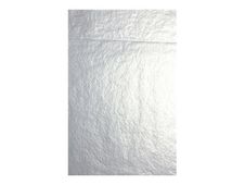 Clairefontaine - 4 feuilles pliées de papier de soie - 50 x 75 cm - argent métallisé