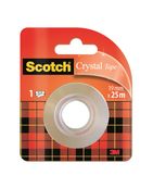Scotch Crystal - Recharge Ruban adhésif - 19 mm x 25 m