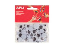 APLI kids - Decoración - círculo - negro (paquete de 75)