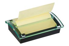 Dévidoir Z-Notes Post-it Millenium + 1 bloc z-notes Jaune