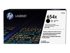 HP 654X - noir - cartouche laser d'origine